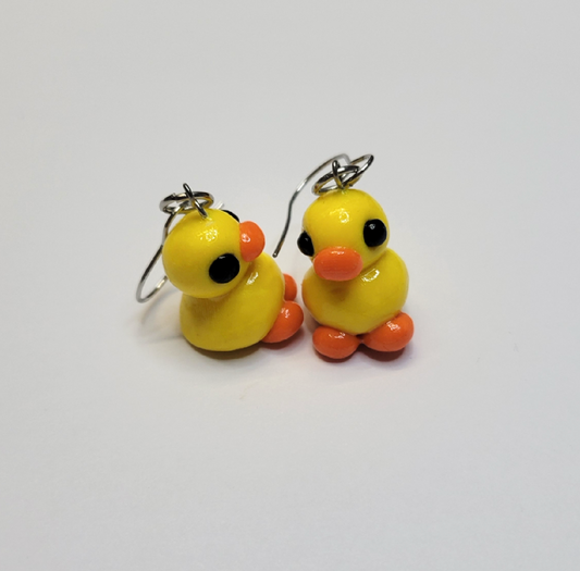 Baby Duck Earrings