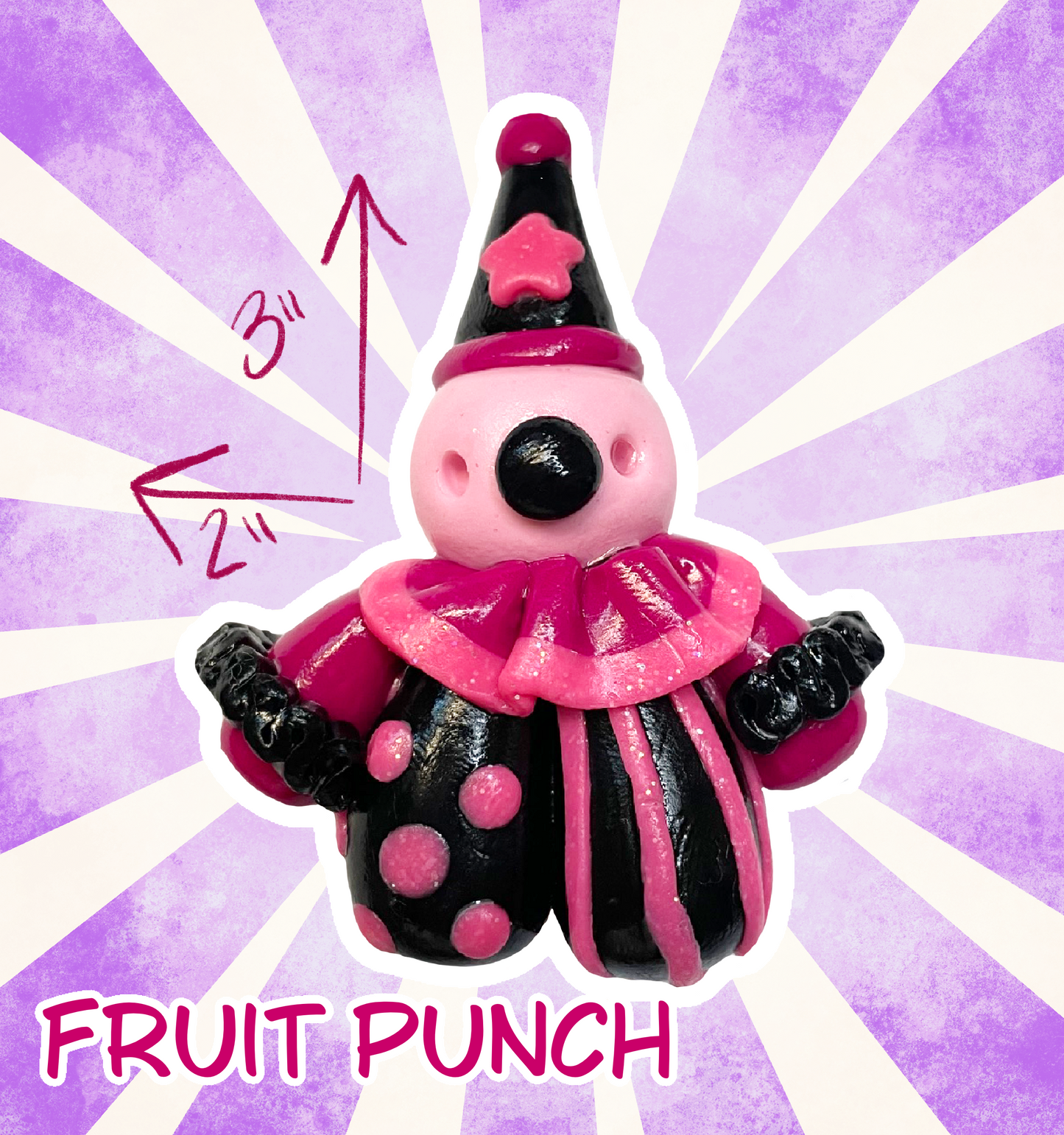 Baby Clown Keychain