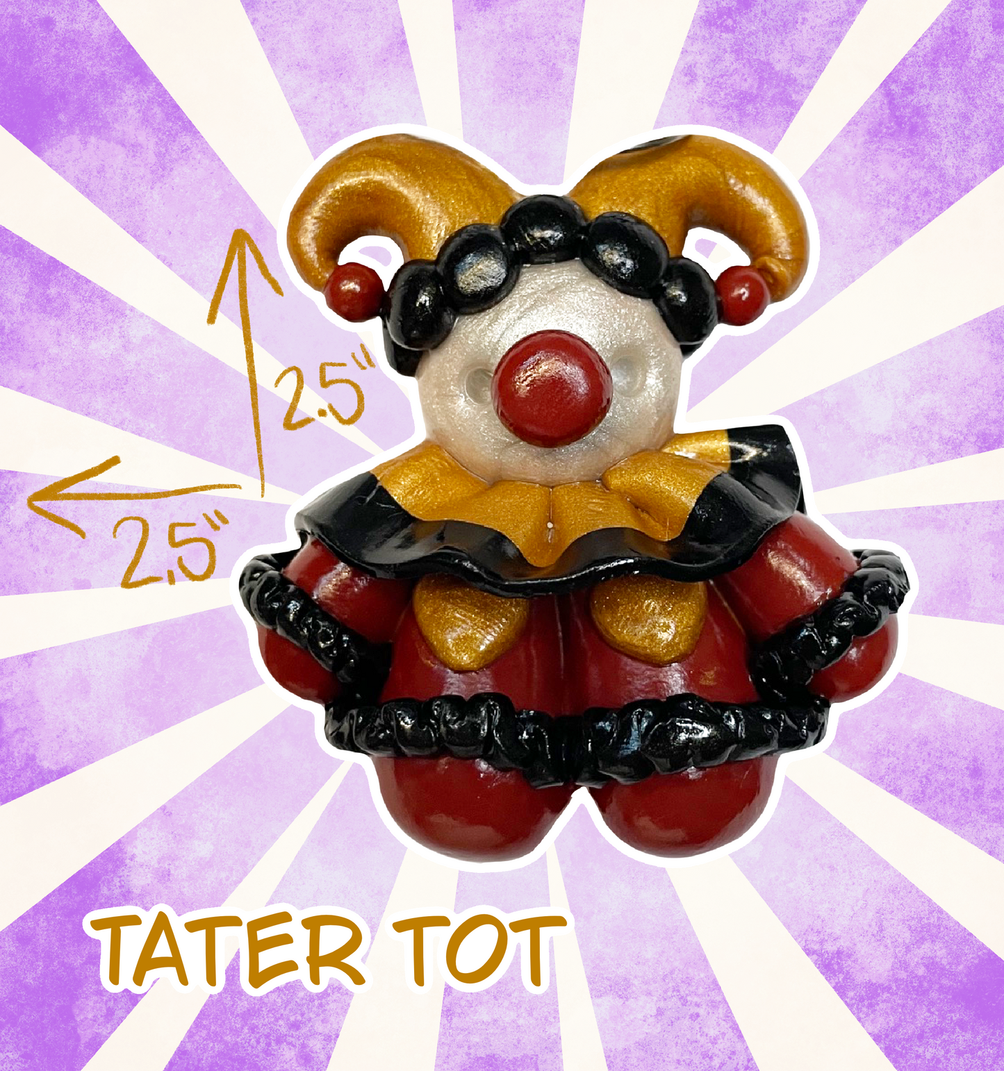 Baby Clown Keychain