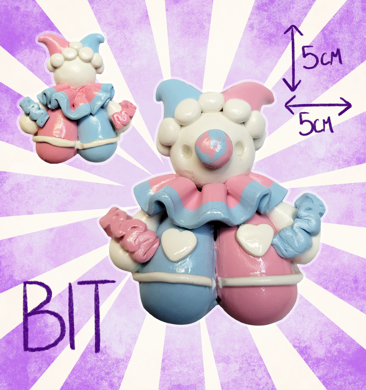 Baby Clown Keychain