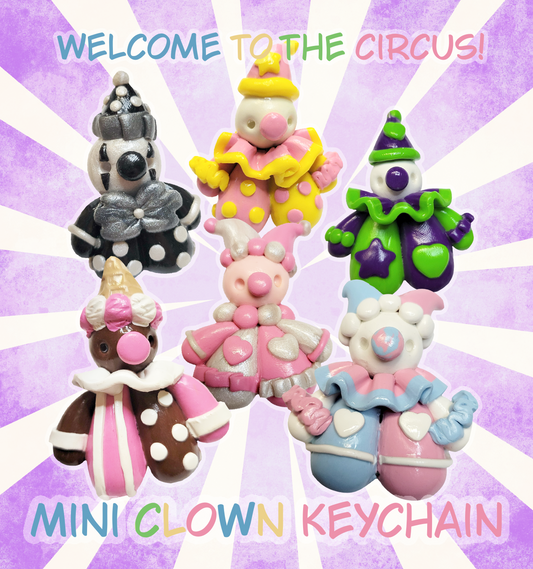 Baby Clown Keychain