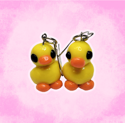 Baby Duck Earrings