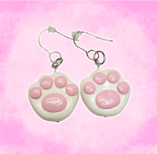 Cat Paw Earrings